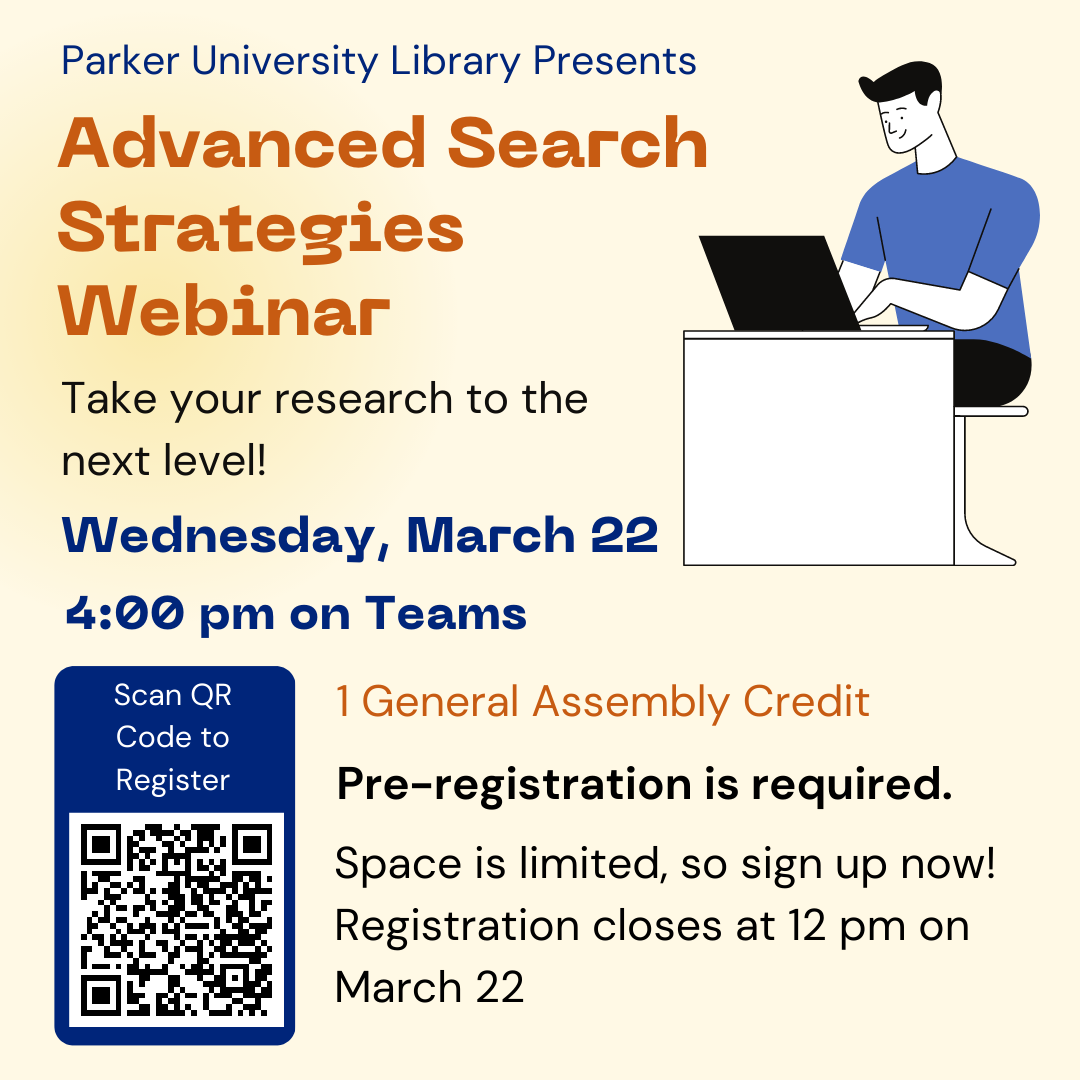 Advanced Search Strategies Webinar: Take your research to the next level