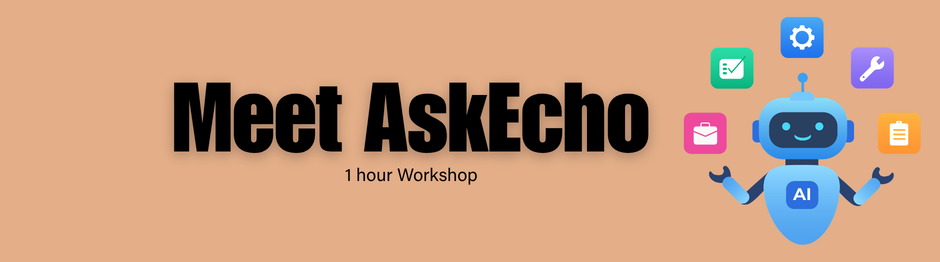 Illustrative banner advertising Meet AskEcho event