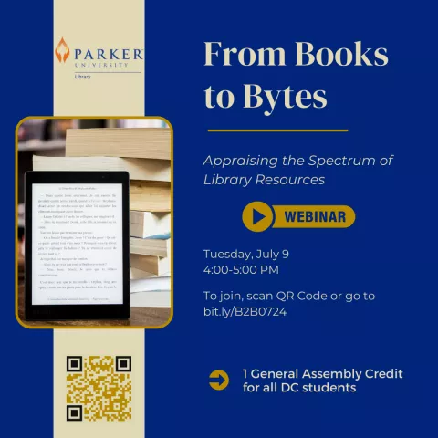 From Books to Bytes: Appraising the Spectrum of Library Resources (Assembly Credit)